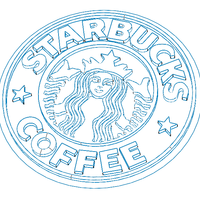Starbucks Coffee Logo Surface Modeling - Thumbnail 5