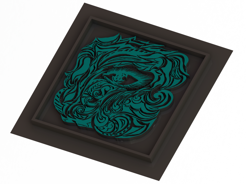 3D Art Surface Modeling - Catch Eyes