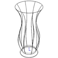 Green Plastic Vases For Flowers - Thumbnail 4