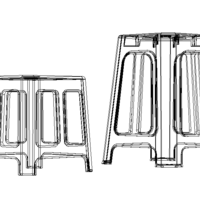 Blue Plastic Stool - Thumbnail 11