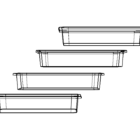Rectangular Plastic Tray 30 Cms X 40 Cms X 8 Cms - Thumbnail 8