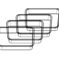 Rectangular Plastic Tray 30 Cms X 40 Cms X 8 Cms - Thumbnail 9