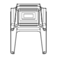Blue Stackable Plastic Outdoor Side Table - Thumbnail 8