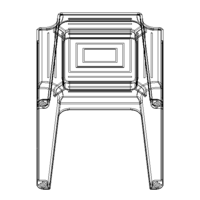 Blue Stackable Plastic Outdoor Side Table - Thumbnail 10