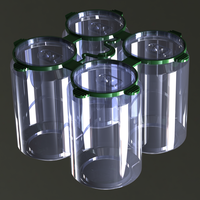 PP Plastic Can Carrier 4-pack - Thumbnail 1
