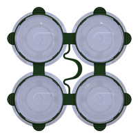 PP Plastic Can Carrier 4-pack - Thumbnail 2