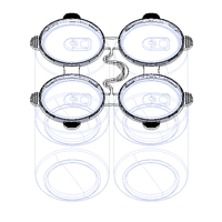 PP Plastic Can Carrier 4-pack - Thumbnail 5