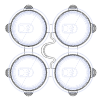 PP Plastic Can Carrier 4-pack - Thumbnail 12