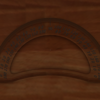 180 Degree Protractor 15cm - Thumbnail 1