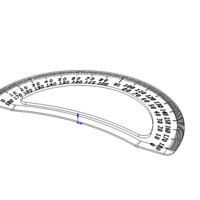 180 Degree Protractor 15cm - Thumbnail 5