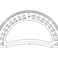 180 Degree Protractor 15cm - Thumbnail 6