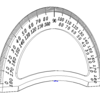 180 Degree Protractor 15cm - Thumbnail 9