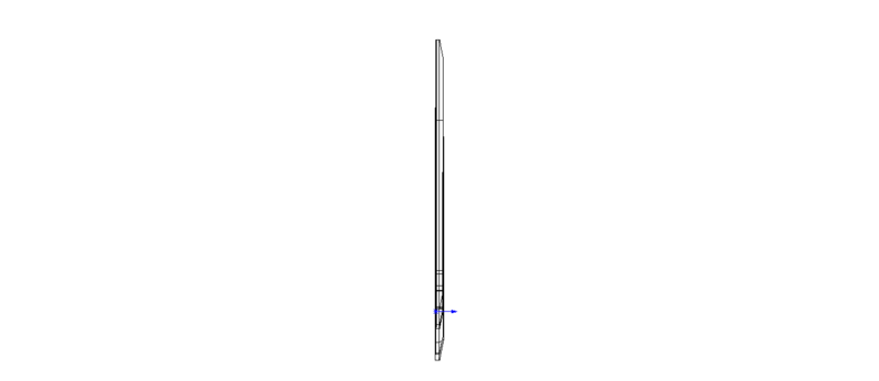 Protractor Pin 180 Degree Protractor 15cm - Pinshape