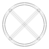 Wireframe Shape Reuleaux Tetrahedron - Thumbnail 8