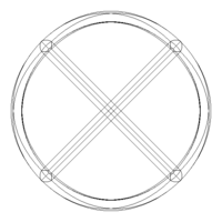 Wireframe Shape Reuleaux Tetrahedron - Thumbnail 10