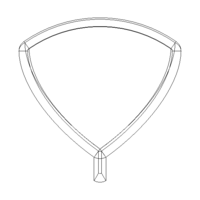 Wireframe Shape Reuleaux Tetrahedron - Thumbnail 11