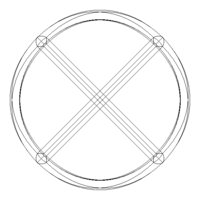 Wireframe Shape Reuleaux Tetrahedron - Thumbnail 12