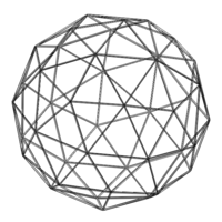 Wireframe Shape Geodesic Polyhedron Sphere - Thumbnail 4