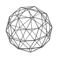 Wireframe Shape Geodesic Polyhedron Sphere - Thumbnail 5