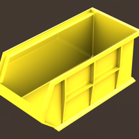 Plastic Hanging Storage Bin - Thumbnail 1