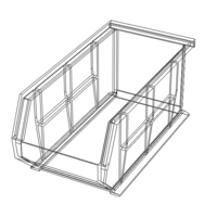 Plastic Hanging Storage Bin - Thumbnail 5