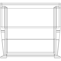 Plastic Hanging Storage Bin - Thumbnail 12