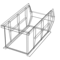 Plastic Hanging Storage Bin - Thumbnail 14
