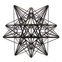 Wireframe Shape Great Icosahedron - Thumbnail 2