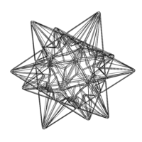 Wireframe Shape Great Icosahedron - Thumbnail 4