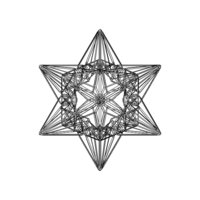 Wireframe Shape Great Icosahedron - Thumbnail 7