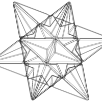 Wireframe Shape Great Icosahedron - Thumbnail 12