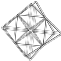 Wireframe Shape Stellated Octahedron - Thumbnail 5