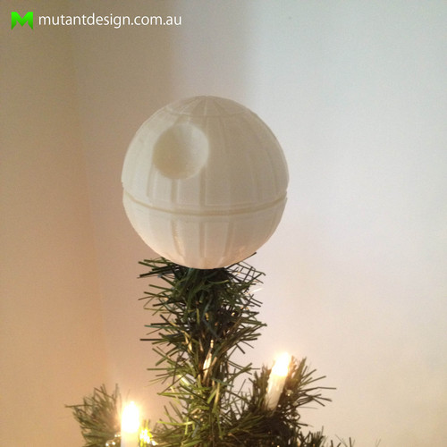 Death Star Christmas Tree Topper - Star Wars 3D Print 54429