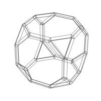 Wireframe Shape Truncated Cube - Thumbnail 5