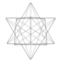 Wireframe Shape Small Stellated Dodecahedron - Thumbnail 8