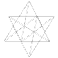 Wireframe Shape Small Stellated Dodecahedron - Thumbnail 10
