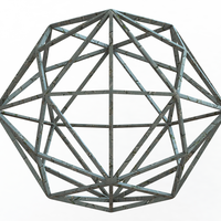 Wireframe Shape Disdyakis Dodecahedron - Thumbnail 1