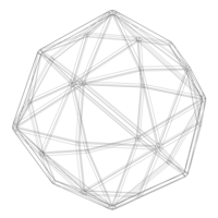 Wireframe Shape Disdyakis Dodecahedron - Thumbnail 5