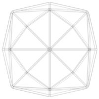 Wireframe Shape Disdyakis Dodecahedron - Thumbnail 6