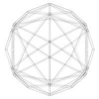 Wireframe Shape Disdyakis Dodecahedron - Thumbnail 7