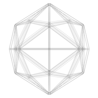 Wireframe Shape Disdyakis Dodecahedron - Thumbnail 8