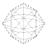 Wireframe Shape Disdyakis Dodecahedron - Thumbnail 11