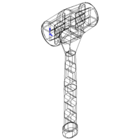 Blue Plastic Peg Hammer - Thumbnail 5