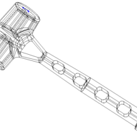 Blue Plastic Peg Hammer - Thumbnail 12