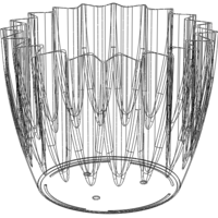 Plastic Plant Pot 6 Inch - Thumbnail 3