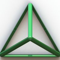 Wireframe Tetrahedron - Thumbnail 2