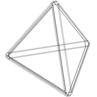 Wireframe Tetrahedron - Thumbnail 4