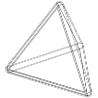Wireframe Tetrahedron - Thumbnail 5