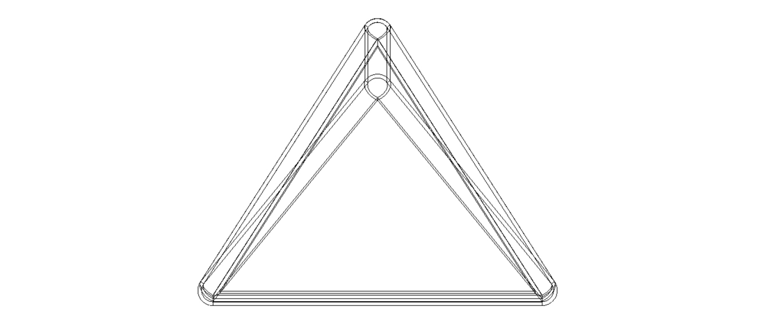 Wireframe Tetrahedron 3D Print 544405