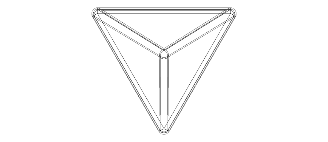 Wireframe Tetrahedron 3D Print 544408